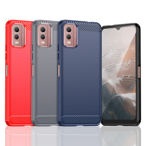 เคสโทรศัพท์ TPU นิ่มแบบคลาสสิกสำหรับ <span class=keywords><strong>Nokia</strong></span> XR21 C32 C31 <span class=keywords><strong>X30</strong></span> G400 C21 G100พลัสเคสคาร์บอนไฟเบอร์กันกระแทก - Product Image 1