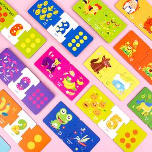 Đồ Chơi Học Tập Tiếng Anh Trung Quốc Ghép Hình Trái Cây Hình Động Vật Bằng Giấy Lớn Giáo Dục Sớm Cho Trẻ Em - Product Image 3