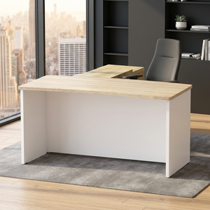 FURNIZONE Modern Contemporary Design Office <b>Desk</b> High Quality Cheap Furniture 1376 OEM L1600xW800xH795mm Wooden Panel Style - Product Image 3