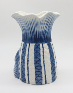 Jarrón de Cerámica con Diseño de <span class=keywords><strong>Sardinas</strong></span> <span class=keywords><strong>Ahumadas</strong></span> de Monterey Bay, Adorno Decorativo para el Hogar, Recipiente de Porcelana Blanca para Decoración de Estantes y Mesas - Product Image 3