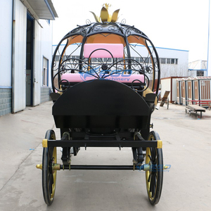 Carruaje Eléctrico de Princesa Cenicienta con Diseño de Calabaza, Carroza Turística sin Caballos en Venta - Product Image 3