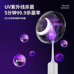 ชั้นวางกล่องเก็บแปรงสีฟันแบบพกพาระบบ UV ชาร์จไร้สายฆ่าเชื้อโดยไม่ต้องเจาะอัจฉริยะ - Product Image 4