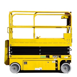 Plataforma de trabajo aéreo de 6m, 8m, 10m, 12m, 14m, andamio móvil, tijeras, elevador eléctrico portátil, pequeño elevador Vertical elevado - Product Image 4