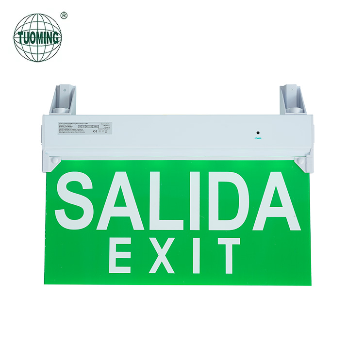 Шаблоны на заказ, настенный Потолочный подвесной светодиодный аварийный светильник, знак выхода