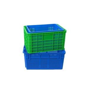 wholesale high quality stackable and nest plastic vegetable crate
