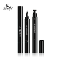 Stylo adhésif à double extrémité pour les yeux, liquide adhésif, personnalisé, étiquette privée, timbre à Eyeliner instantané, 1 pièce
