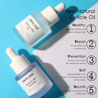 Minyak Kutikula Kuku Harga Grosir Dengan Aroma Stroberi 13 Varian 20ml Botol Pipet Minyak Kuku dengan Personalisasi