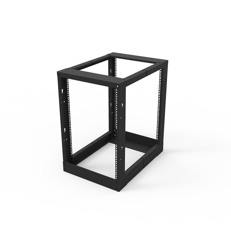 9U настенная стойка с открытой рамой 19in, стойка для серверного оборудования, сверхпрочная