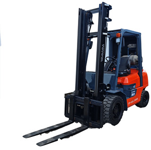 รถยกโตโยต้ามือสอง สภาพดี 3 ตัน 4 เมตร ใช้แก๊ส LPG เสาสองท่อน แข็งแรง - Product Image 1