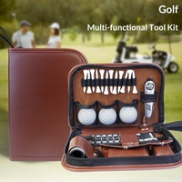 Kit d'outils de golf multifonctionnel, ensemble d'accessoires pour sac de golf, grande capacité, ensemble cadeau pour la pratique