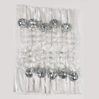 Youlun vente en gros rétro Disco Ball Party Favors 22 "ballons et pailles pour Bachelorette Happy Valentine's Bridal Shower
