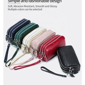 Boshiho Women Clutch <b>Wallet</b> Fashion Leather Long Purse Ladies Cell Phone <b>Wallets</b> Genuine Leather Wrist <b>Wallet</b> - Product Image 5