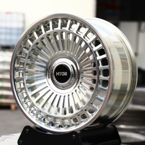 Jantes forgées de luxe HTOR 22 23 24 pouces 5x112, finition miroir argenté, compatibles avec Cullinan Phantom <span class=keywords><strong>Maybach</strong></span> S680 GLS 600 Spectre V12 - Product Image 2