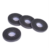 Roue de polissage non tissée de 4 pouces avec support en nylon et plastique pour l'acier inoxydable