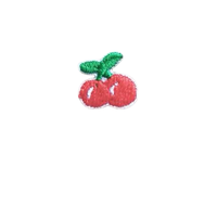 Patchs brodés miniatures en forme de fruits et d'animaux, appliques thermocollantes mignonnes de dessins animés pour vêtements, sacs et projets DIY