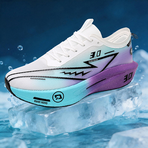 Zapatillas de Running Profesionales Personalizadas al por Mayor con Placa de Carbono para Hombre y Mujer, Calzado Deportivo Transpirable de Malla a la Moda para Carreras - Product Image 2