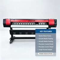 Impresora de Inyección de Tinta de Formato Ancho de 1.6m con Cabezal XP600 I3200 I1600, Impresora Eco Solvente de 1600mm para Impresión de Vinilos, Pancartas Flexibles y Adhesivos