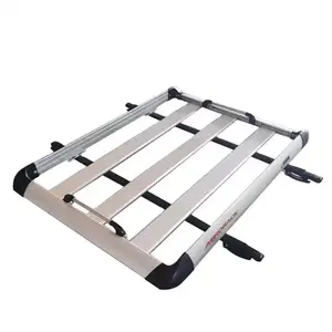 REYNOL Aluminum Roof Top Rack Luggage Carrier Basket Manufacturers Directly For SUV Double-layer Luggage Rack Aluminum Roof L