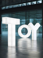 Geschäftsfassaden-Leuchtkasten LED-Großhändler Maßgefertigter Beleuchteter Wand-Werbe-Leuchtkasten 3D-Buchstaben LED-Leuchtkasten