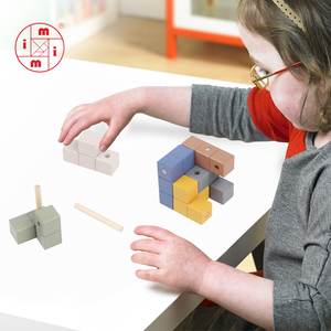 3D màu gỗ Soma <span class=keywords><strong>Cube</strong></span> Câu Đố ma thuật <span class=keywords><strong>Cube</strong></span> Câu Đố Giáo Dục Não trêu ghẹo Iq tâm trò chơi cho người lớn và trẻ em - Product Image 2