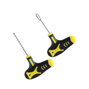 Kit de herramientas de reparación de neumáticos Bymaocar BY-1677, juego de reparación rápida para coche, motocicleta y bicicleta, color negro y amarillo - Product Image 2
