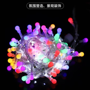 ไฟ LED สายทองแดง 5 เมตร หลากสี ไฟตกแต่งคริสต์มาสกลางแจ้ง กันน้ำ 220V - Product Image 2