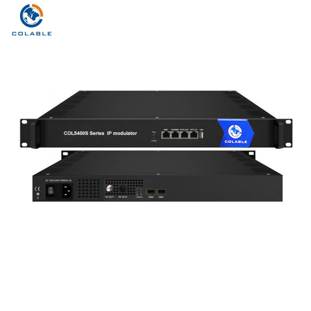 Internet for Modulator with for ASI/IP/RF Outputs COL5400S for Digital TV Head-end System-DVB-C 16/32/48 QAM DVB-T ISDB-T ATSC
