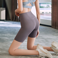 Femmes Gym Sport Wear Fitness Workout Pantalon de yoga sans couture Scrunch Butt Lift Leggings Yoga Shorts