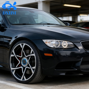 Rines Dub Floaters Nuevos, Pulidos, Forjados, de Aleación Negra Brillante, 18x8.5J 5x114.3 +<span class=keywords><strong>35</strong></span> CB73.1 5 Birlos, Diseño Geométrico de Radios Divididos - Product Image 2