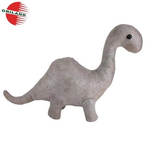 Jouets en peluche de dinosaure stégosaure vert réaliste et mignon - Product Image 3