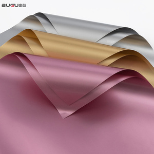 Papier d'emballage pour fleurs synthétiques imperméable, double face or argent rose, matériel d'emballage pour fleuristes, vente en gros - Product Image 1