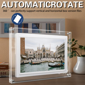 إطار صور رقمي من الأكريليك بشاشة IPS مقاس 5 بوصة وذاكرة 4 جيجابايت، مع تشغيل الفيديو ومنفذ مغناطيسي من النوع C وتنسيق MP4 الإلكتروني - Product Image 2