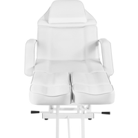 Table de massage, lit de spa, lit de tatouage, table de traitement inclinable pliable en cuir PVC avec cadre métallique