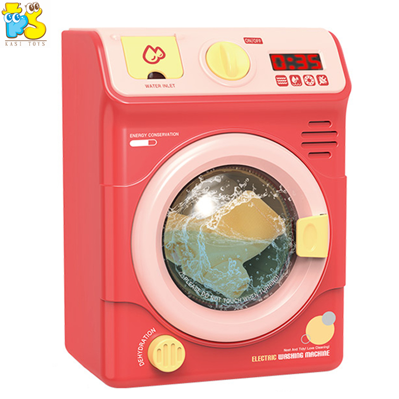 Детская электрическая мебель стиральная машина ролевые игры набор для уборки игрушка электрическая мини-игрушка для стирки одежды