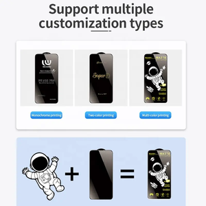 Biểu Tượng Tùy Chỉnh Mô Hình Thương Hiệu Bao Bì 9H 2.5D 3D Rõ Ràng Chống-Tĩnh ESD 0.33Mm Tempered Glass Bảo Vệ Màn Hình - Product Image 5