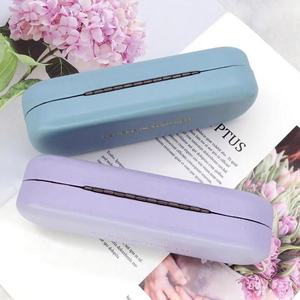 Mk24031901 sang trọng tùy chỉnh bán buôn hỗ trợ Logo Mắt kính trường hợp biểu tượng tùy chỉnh da lưu trữ trường hợp cho kính Mắt kính mát - Product Image 3