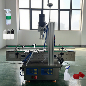 Máy tính để bàn tự động máy đóng nắp chai tròn Nước Mỹ phẩm nước giải khát Băng tải máy đóng nắp dòng - Product Image 1