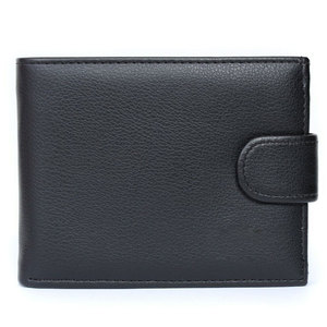 Portefeuille pour homme en cuir véritable de qualité supérieure, logo personnalisé, couleur, taille, marque et emballage, MOQ 10 ensembles, vente en gros directe d'usine OEM - Product Image 1