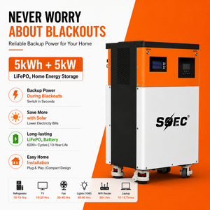 SOEC 5kWh <b>Battery</b> Pack Home Energy Storage <b>Battery</b> With 5kW Off Grid Solar Solar System Home Energy Storage - Product Image 3