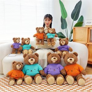 ตุ๊กตาหมียิ้มใส่เสื้อสเวตเตอร์ ตุ๊กตาสัตว์น่ารัก ตุ๊กตาหมีเท็ดดี้ ของเล่นตุ๊กตาขนนุ่ม ขายส่งจาก CustomPlushMaker - Product Image 3