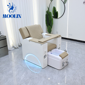 Sillón de Pedicura Eléctrico de Lujo MOOLIN, Diseño Moderno y Profesional de Spa con Masaje, en Cuero PU, para Salón de Uñas, Sala de Estar, Dormitorio, Centro Comercial - Product Image 3
