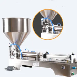 DOVOLL-máquina de llenado de pasta líquida, FMU-A semiautomática de pistón pequeño para bebidas, miel, champú, pintura plástica cosmética