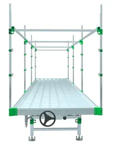 Hydroponic ABS Ebb and Flow Trays Hydroponic Flood Rolling Benches High quality suppliers from China