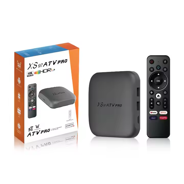 XS97 ATV Pro Android 12 4K Set-Top Box Custom Allwinner H618 Quad Core Dual-Band WiFi 12-Month Warranty