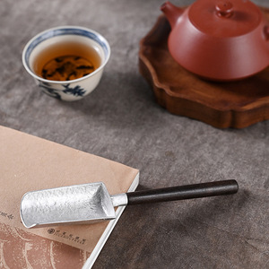 Japanese Style Pure Tin <b>Tea</b> Spoon Long Handle <b>Tea</b> Scoop For <b>Tea</b> <b>Set</b> Accessories - Product Image 4