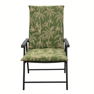 Cuscini per Sedia da Giardino Stile Loft 95x50x4cm, Idrorepellenti, Leggeri con Imbottitura in Schiuma e Cinghie di Fissaggio per Uso Esterno - Product Image 1