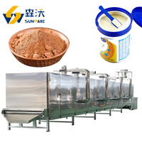 Extrudeuse entièrement automatique à double vis pour poudre nutritionnelle pour bébés, machine de traitement de poudre de céréales infantiles
