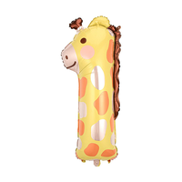 Ballon en plastique imprimé par transfert thermique de 40 pouces, motif animaux, 3 couleurs, pour décorations de fête de Noël - Utilisation adulte