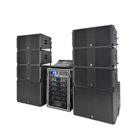 Sistema de Sonido Lineal Profesional para Escenarios TB TR-212, Altavoces de Doble Carcasa de Madera de 12 Pulgadas, Potencia de Salida de 600W, 3 Años de Garantía