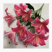 Bunga Dekorasi Lily Pu Buatan